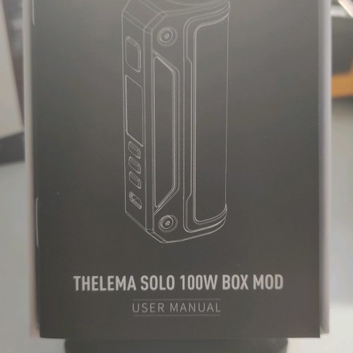 Lost Vape Thelema Solo Mod 100W red matte new