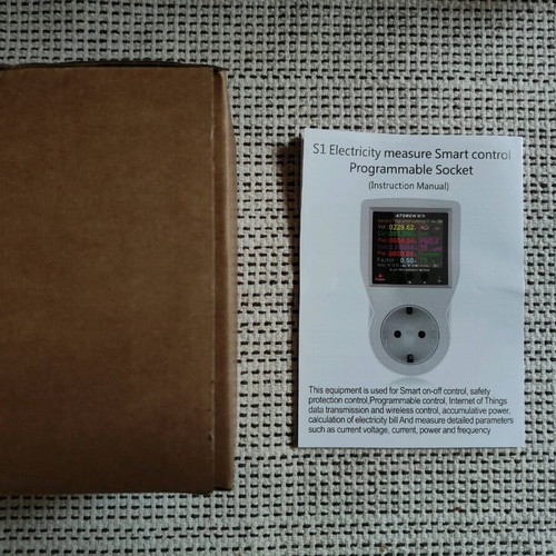 Tuya wifi socket with thermometer new