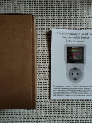 Tuya wifi socket with thermometer new