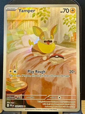 Yamper 099/094 Phantasmal Flames NM Pokemon Card new