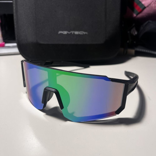 Mask Sunglasses CV Paris Black Green new