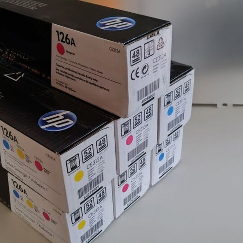HP 126A toner set of 7 sealed new