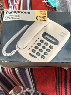 Panaphone KX-T2229D white used wired phone