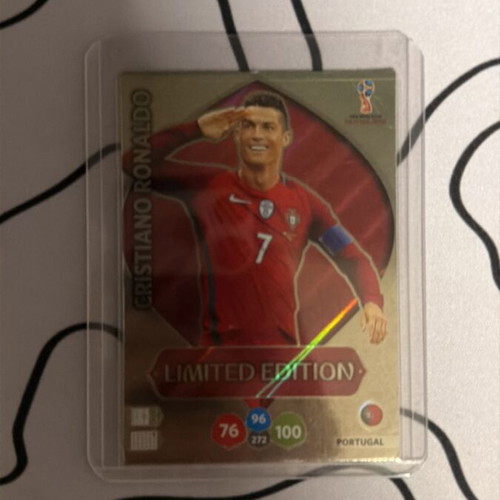 Cristiano Ronaldo Adrenalyn WC2018 limited edition card