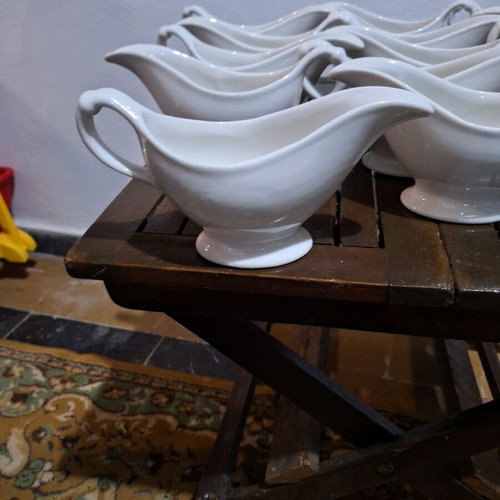 Vintage McNicol China Gravy Boats pack of 16, like new, ironstone porcelain