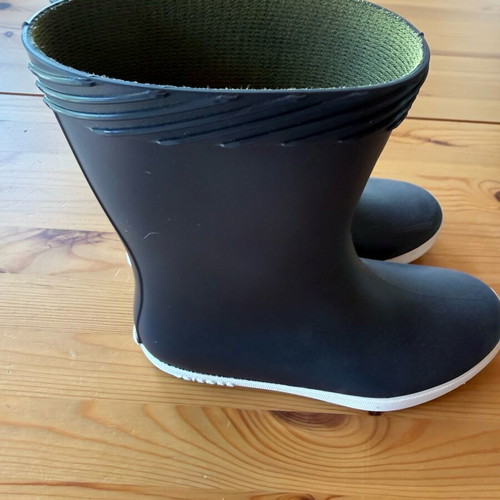 Children's rain boots used, size 35-36, blue