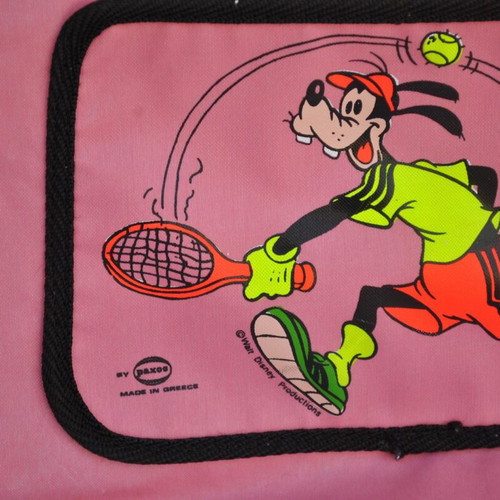 Paxos Vintage Pink Shoulder Bag Crossbody with Cartoon Designs used
