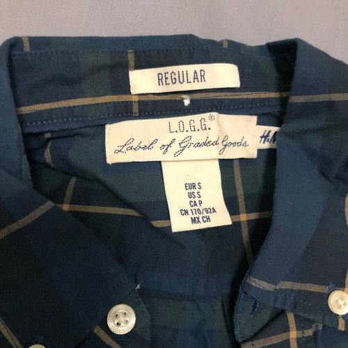 Shirt H&M S blue like new