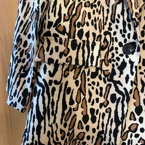 Celestino women's suit new with animal print, size M