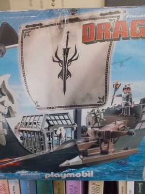 Playmobil Το πλοίο του Ντραγκο καινούργιο με κουτί και οδηγίες