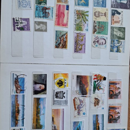 Album with Greek and foreign stamps like new