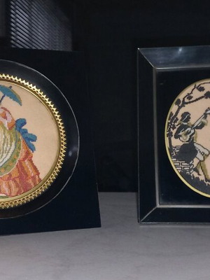 Handmade embroidery in frames like new