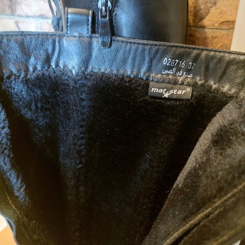 Mat Star women's black boots size 37 like new