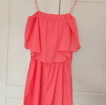 Fullah Sugah summer dress like new, coral, size M