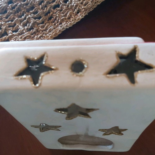 Ceramic Christmas decoration used with Santa Claus