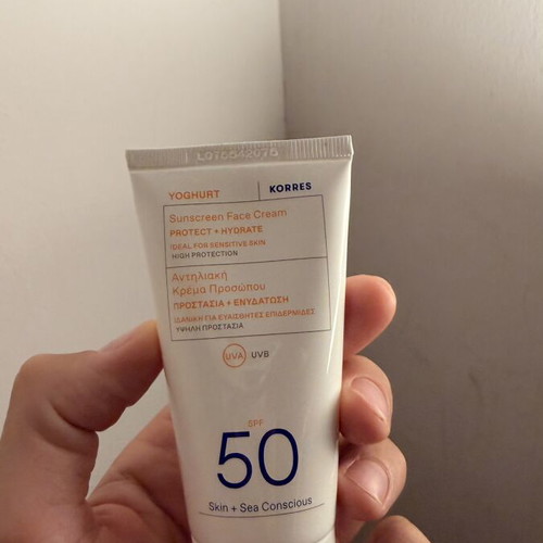 Korres Sunscreen Face Cream SPF 50 New
