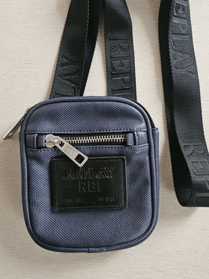 Replay Shoulder Bag like new, small, dark blue