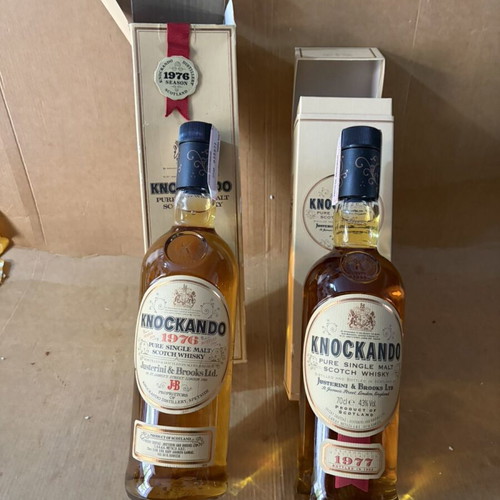 Knockando whisky pack of 2 bottles new