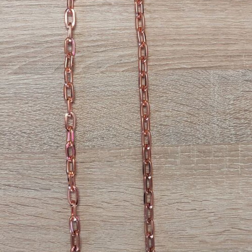 Isabella Oval Medium metal chain new, sold by the meter