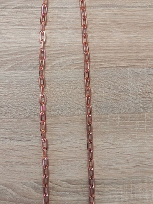 Isabella Oval Medium metal chain new, sold by the meter
