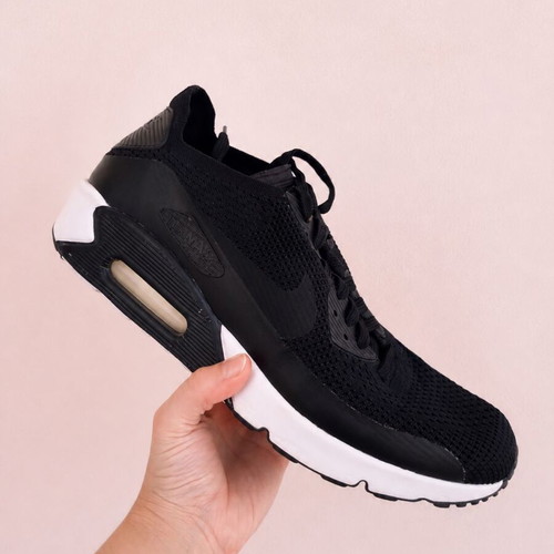 Nike Air Max Ultra 90 Flyknit men's shoes, black size 45.5