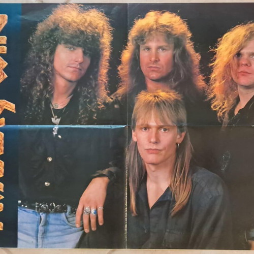 Running Wild & Black Hand Inn 1994 Official Promotional Sticker