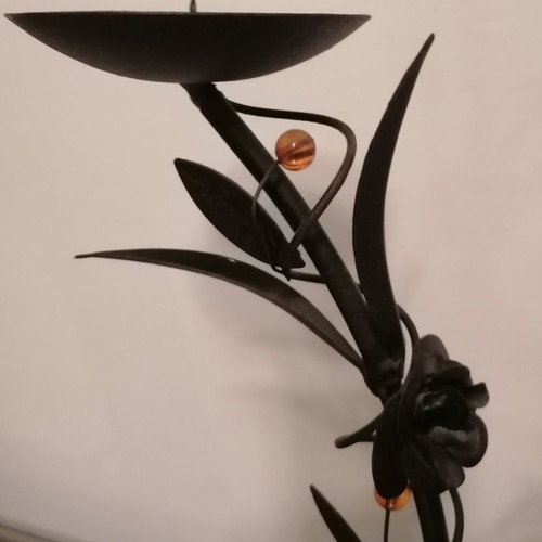 Metal Candle Holder in Excellent Condition