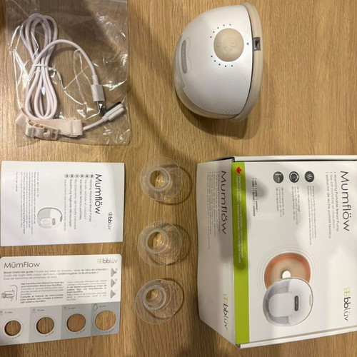 Portable heated breast pump