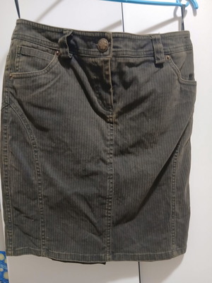 Toi Moi denim skirt slim fit medium, like new, grey