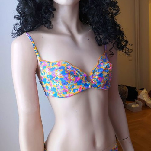 Printed bikini used, size M-L
