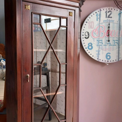 Solid wood corner furniture used with showcase
