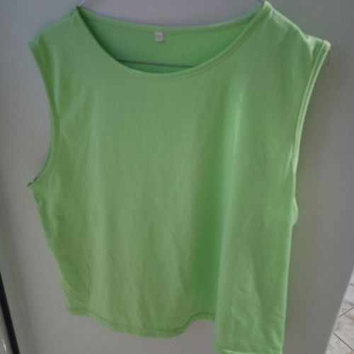 Sleeveless blouse XL like new, green