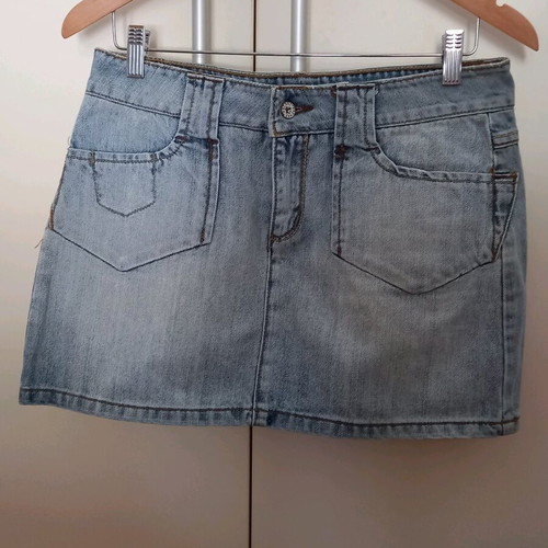 Naf Naf short denim skirt used, blue, size M