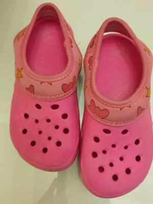 Girls' slippers used, size 26, very good condition