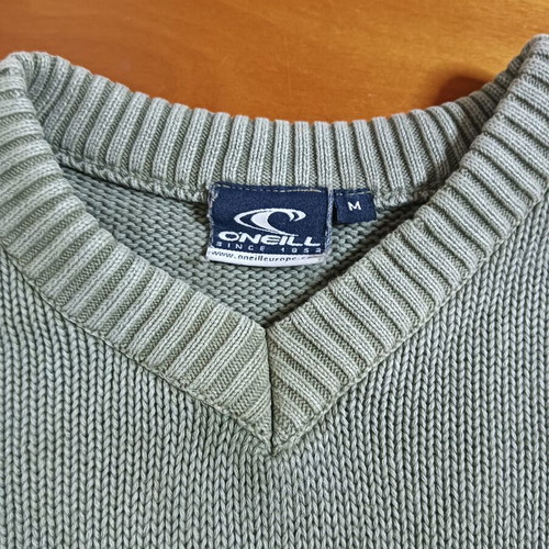 Vintage O'Neill men's sweater medium green used
