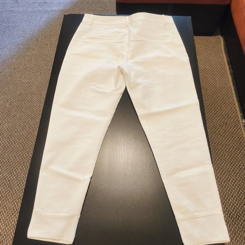 White summer pants new, size S, ankle length
