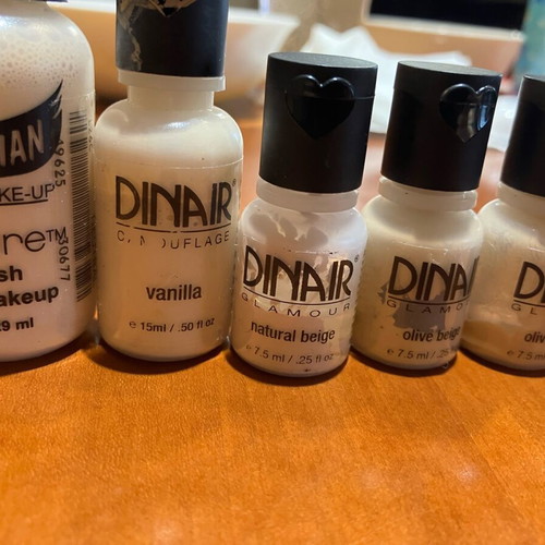 Dinair Airbrush for Makeup used, Beauty Basic Kit Light