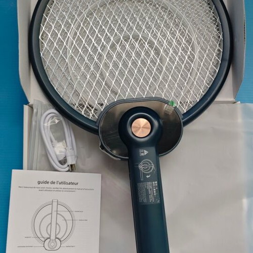 Electric Mosquito Swatter with Purple UV Light New