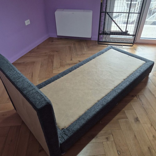 Single bed with headboard used, 2.00 x 90 m