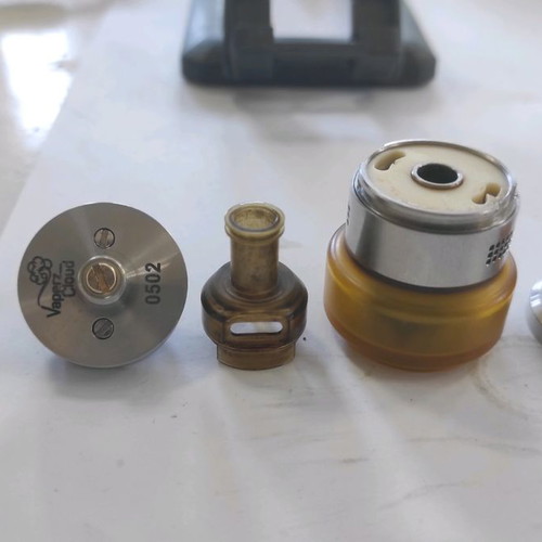 Valkyrie Mini RTA used, stainless steel, with bubble glass