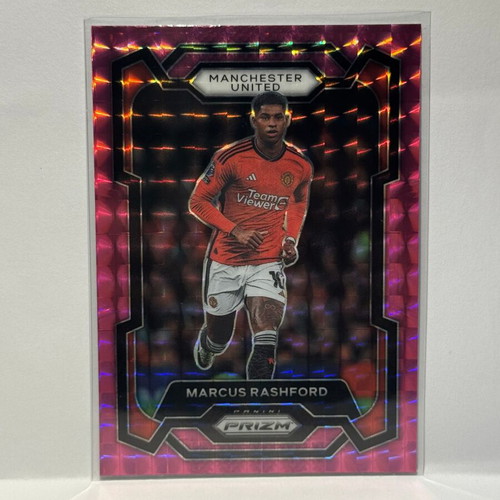 Panini Prizm EPL Marcus Rashford 2023-24 Pink Mosaic Card new