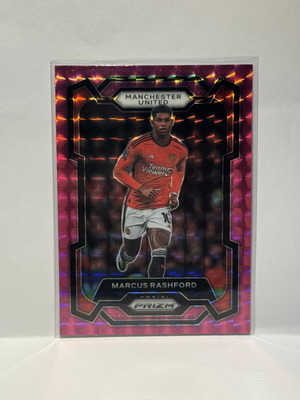 Panini Prizm EPL Marcus Rashford 2023-24 Pink Mosaic Card new