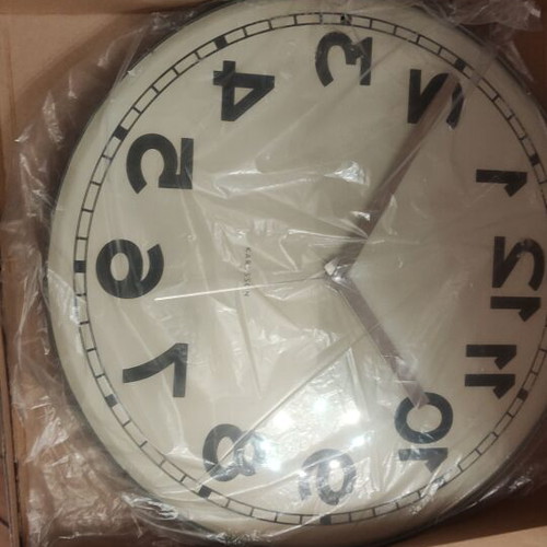 Karlsson designer wall clock 34cm new, analog