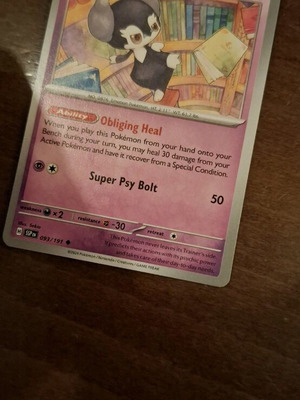 Pokemon Card Indeedee new