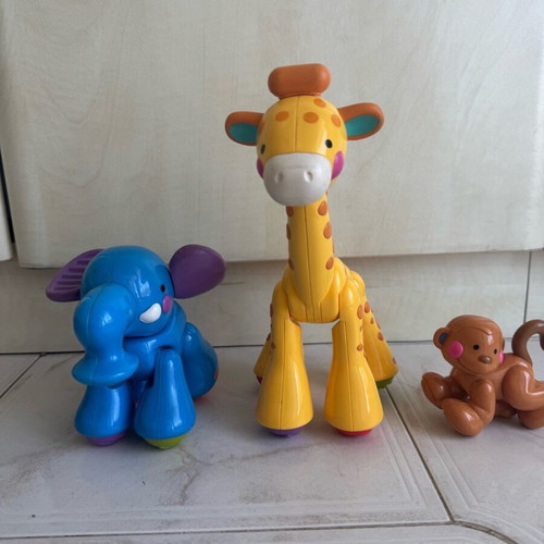 Fisher Price animals with moving parts like new