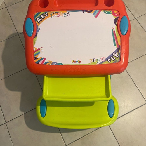 Smoby school desk with accessories used
