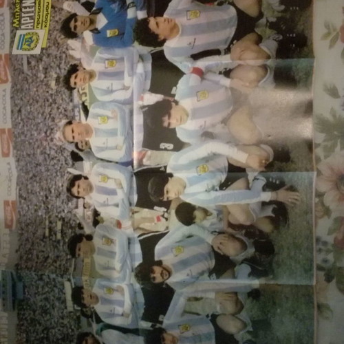 Giant Bleck Poster Argentina/West Germany 1986 used