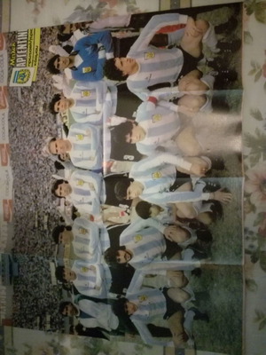 Giant Bleck Poster Argentina/West Germany 1986 used