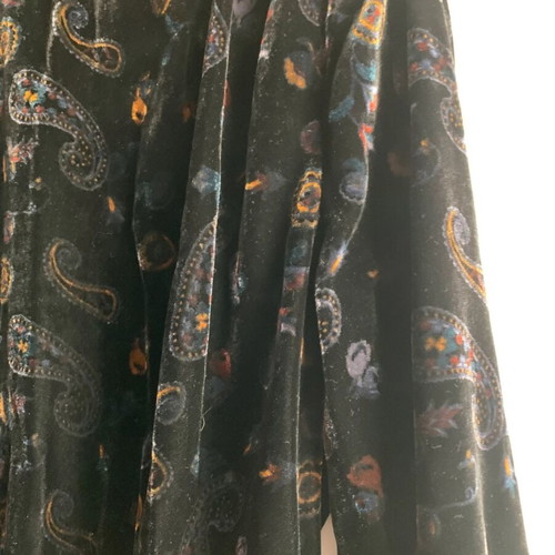 Vintage velvet dress Zara like new, black, size M