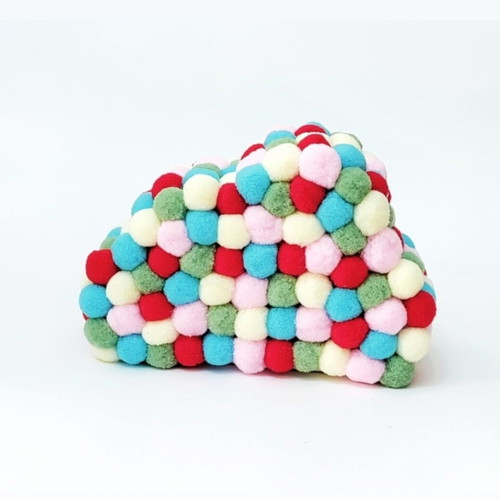Cloud Piggy Bank Handmade New with Pom Poms